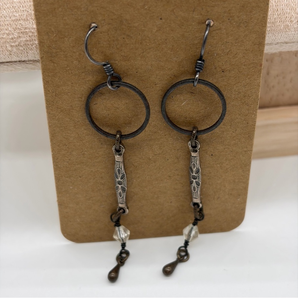 Vintage Earrings, 3" Length #vintage#simplyupcycled